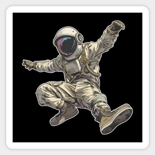 Astronaut Dancer 02 Sticker